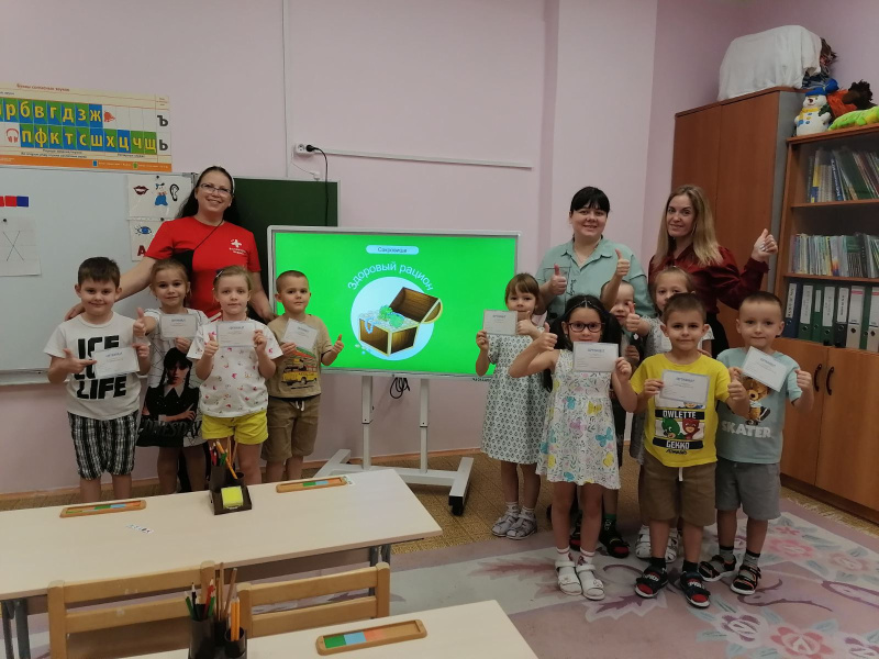 Волонтёры-медики рассказали дошкольникам о сахарном диабете 
