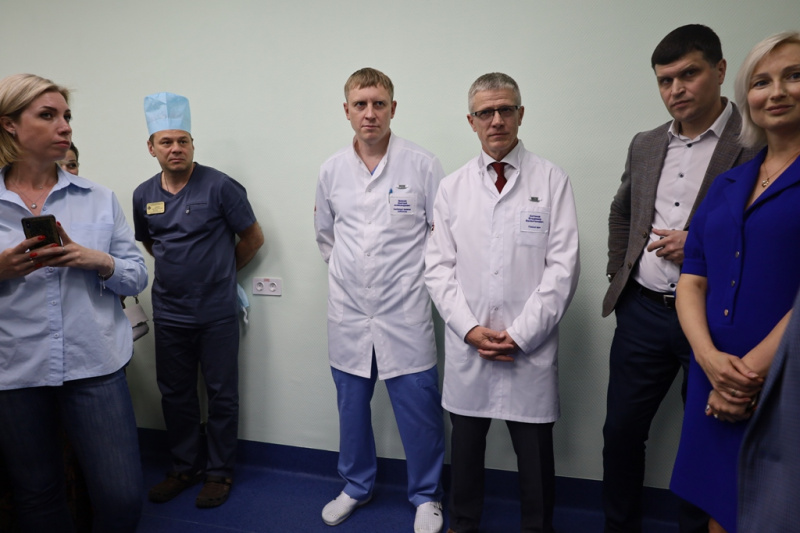 В Советской районной больнице состоялась общественная приемка кабинета компьютерной томографии