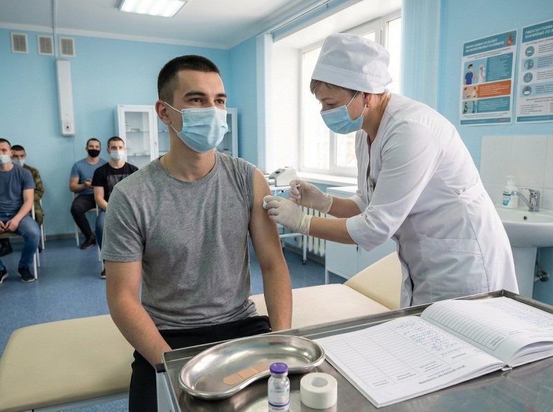 В Нижневартовске продолжается иммунизация призывников: более 600 будущих защитников привиты в 2025 году