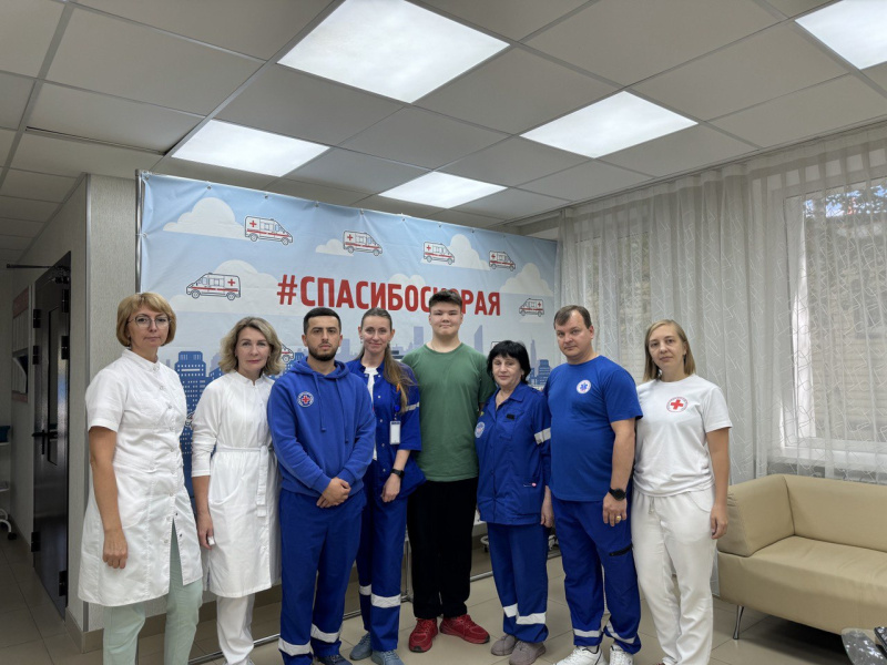 Школьник из Нижневартовска осуществил свою мечту. Экскурсия по станции скорой медицинской помощи
