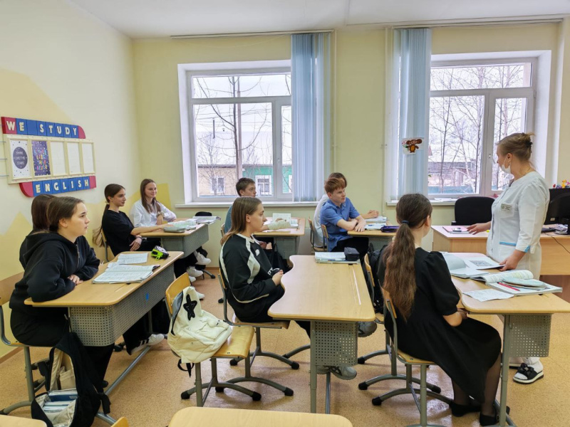 Урок здоровья в Сытоминской СОШ