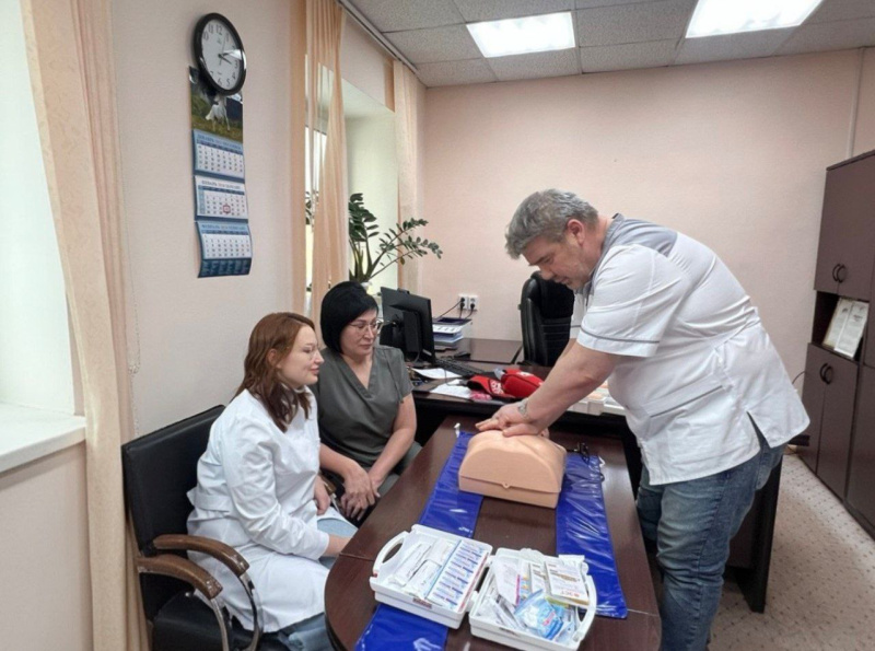 В БУ «Советская психоневрологическая больница» было проведено обучающее мероприятие, посвященное вопросам оказания первой неотложной помощи