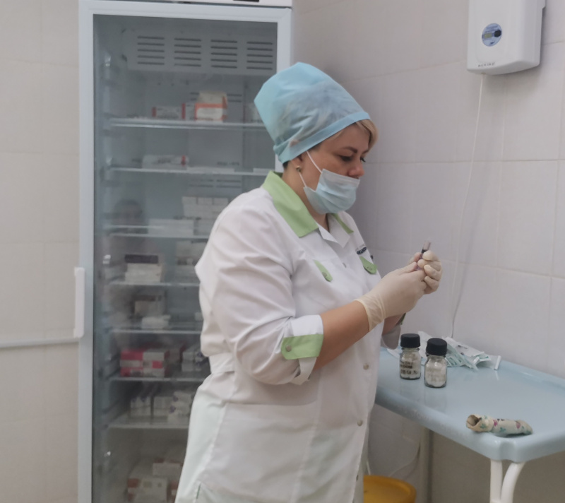 Няганская городская детская поликлиника приступила к вакцинации детей против гриппа