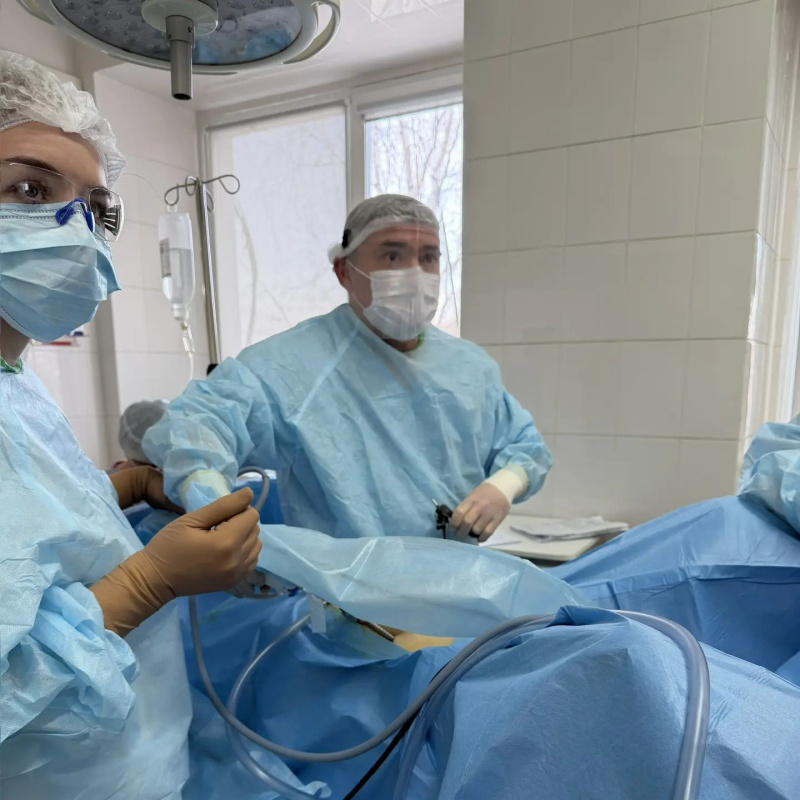 Лапароскопическая операция при гигантской кисте яичника