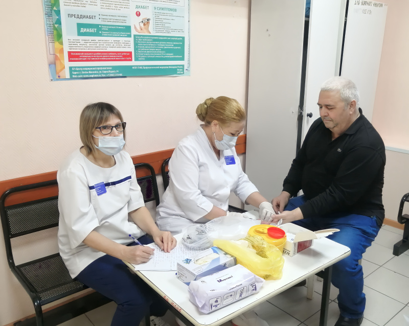 Акция «Узнай свой уровень сахара в крови!»
