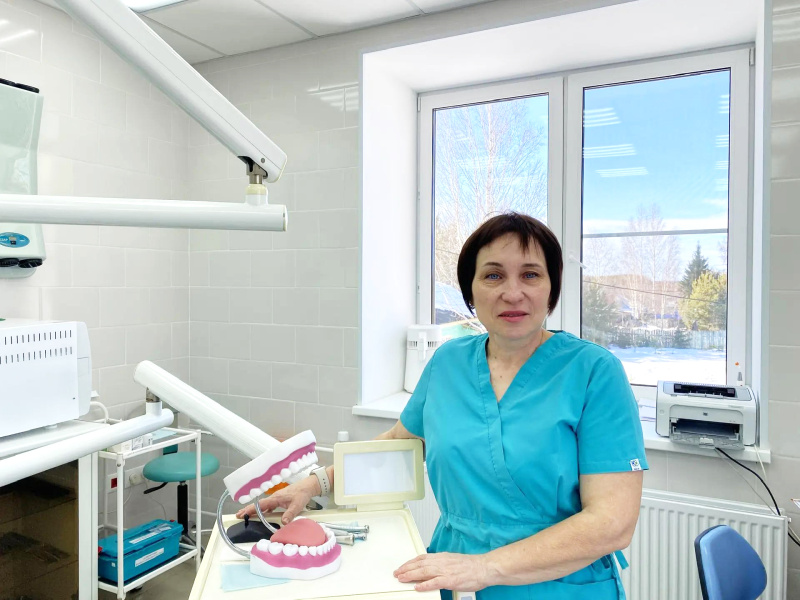 Цикл занятий по стоматологическому здоровью для школьников п. Половинка