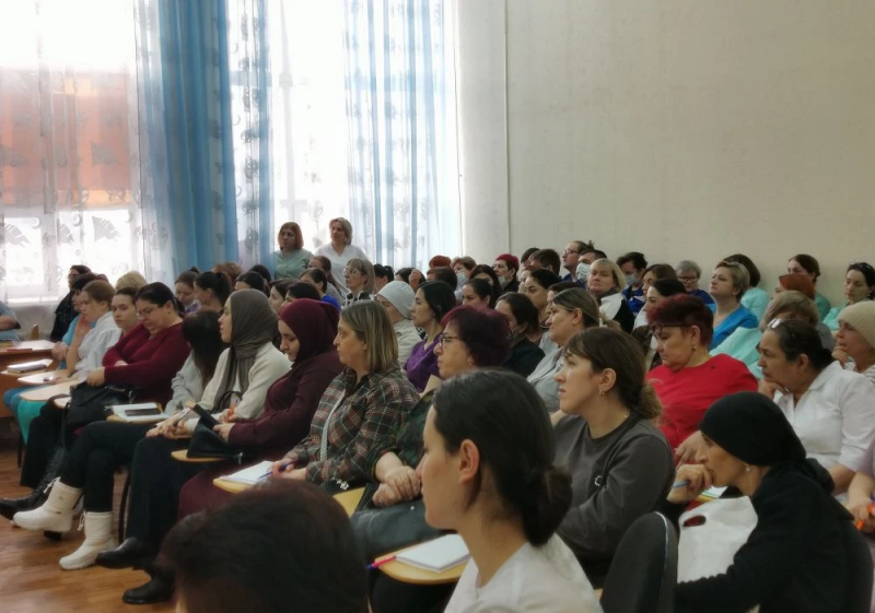 В городской больнице состоялось плановое мероприятие — научно-практическая конференция для сестринского персонала