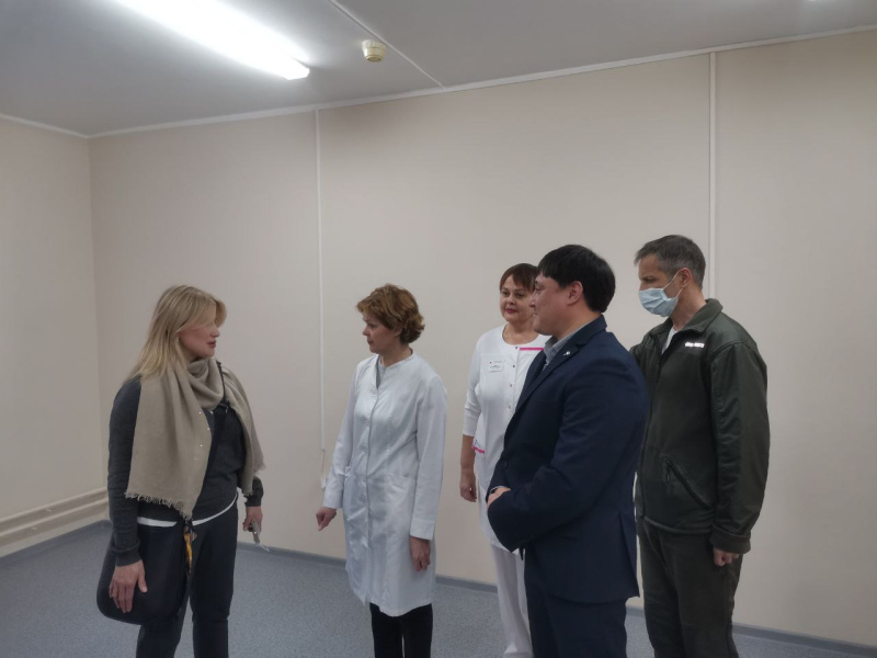 Благодаря спонсорской поддержке в поликлинике провели ремонт