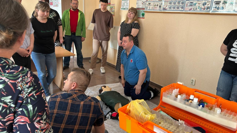 В лагере труда и отдыха “К.Р.У.Т.О.” радужнинские ребята на минутку стали настоящими докторами 