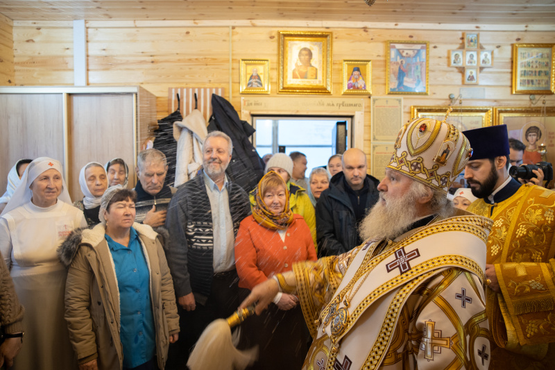 Храм в честь иконы Божией Матери освятили на территории психоневрологической больницы