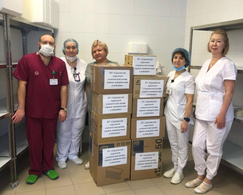 Сургутский Центр охраны материнства и детства на передовой заботы о бойцах СВО