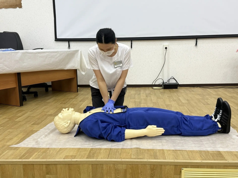 В диспансере внедрена система регулярного обучения сотрудников первой помощи