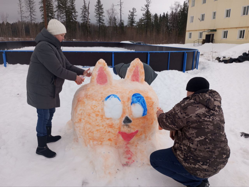 Новогоднее настроение в деревне