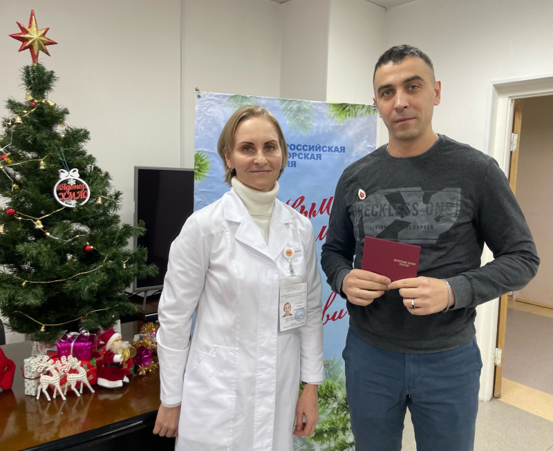 В Югре на 62 Почётных донора стало больше