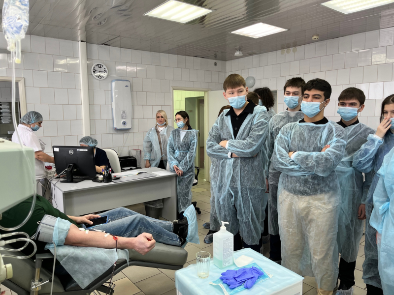 Уроки донорства в Службе крови 