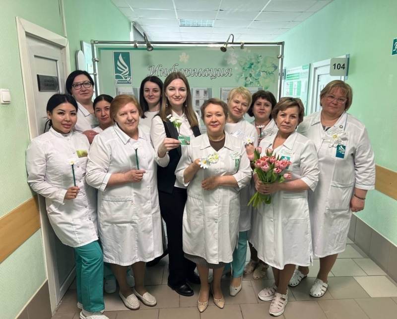 В БУ «Сургутская городская клиническая поликлиника №2» проходит акция «Белая ромашка»