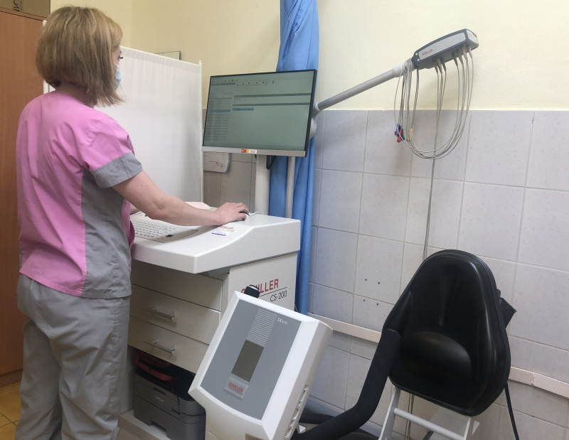 В БУ «Няганская городская поликлиника» внедрен новый метод диагностики патологий сердца и коронарных сосудов