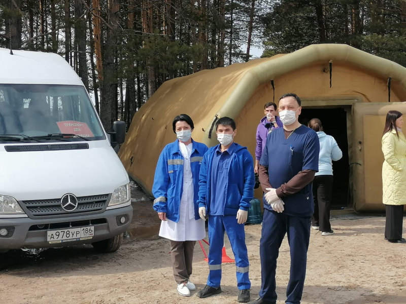 Тренировочные учения в Сытомино