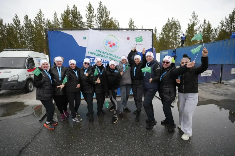 Медики Когалыма приняли участие в забеге «Стальной характер»