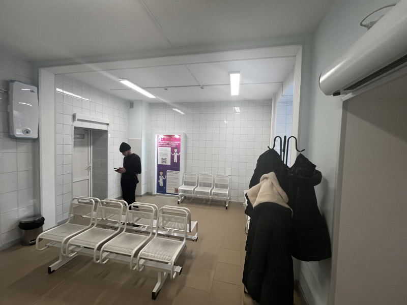 Отдельный фильтр-бокс для пациентов с признаками острых респираторных инфекций
