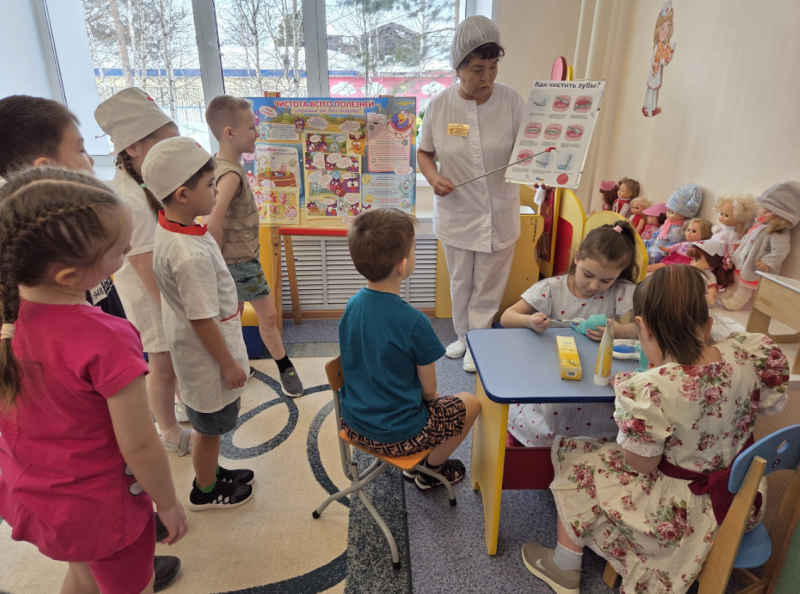 Здоровые улыбки с детства: как медсестра помогает детям в детском саду