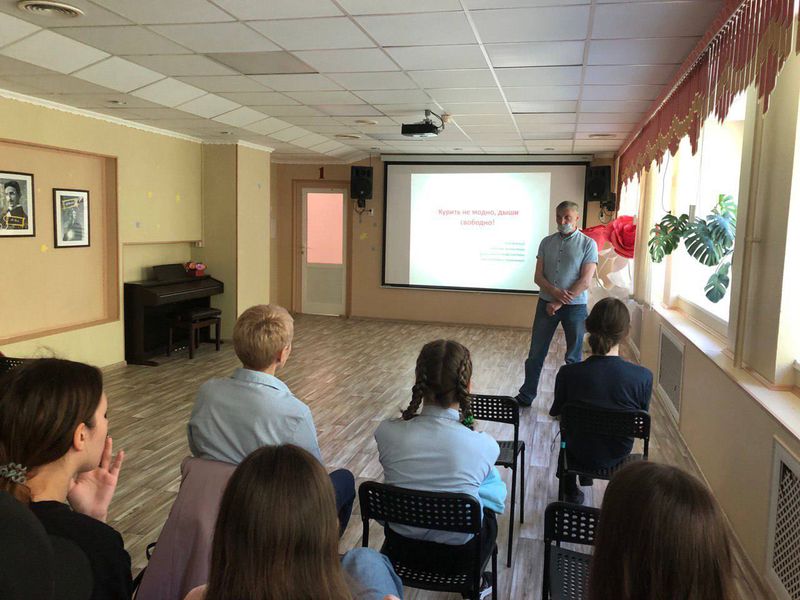 Для воспитанников “Центра детского творчества” провели акцию “День без табака!”