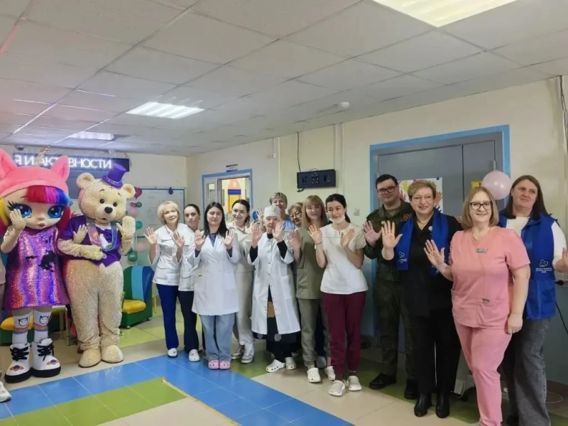 В больнице Радужного прошла акция для детей