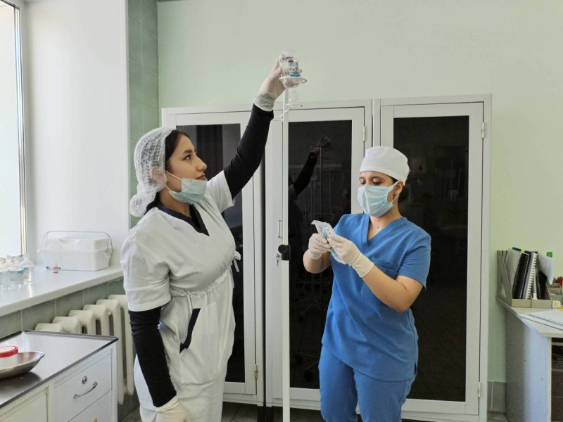 «За кулисами» практики в городской больнице
