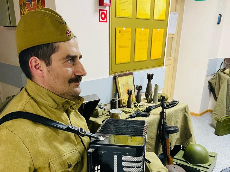 Военно-патриотический вечер состоялся для пациентов психоневрологической больницы