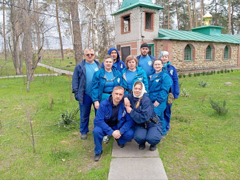 Добровольцы покачевской городской больницы 