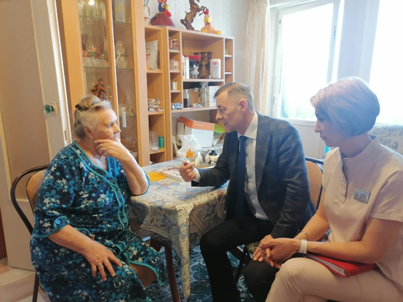 Встреча с тружениками тыла и вдовами погибших участников ВОВ