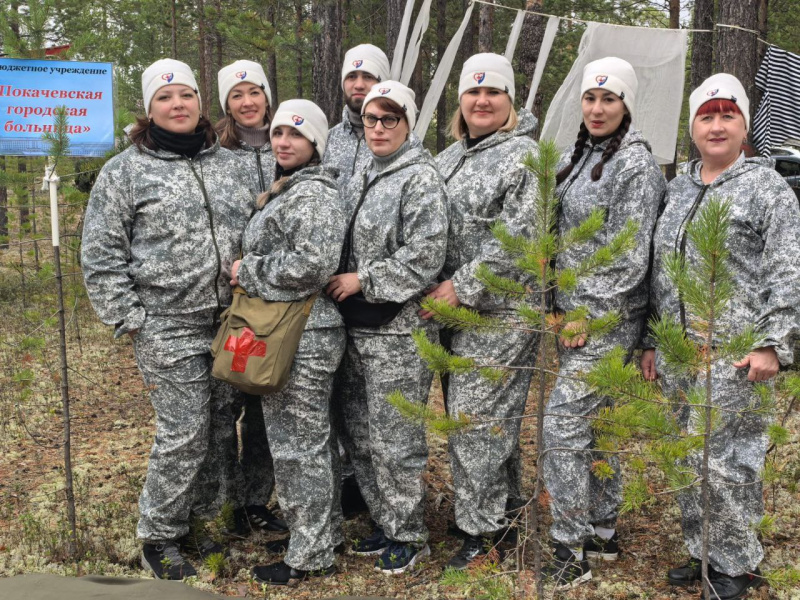 «Медицинский десант» в военно-патриотической игре «Зарница»