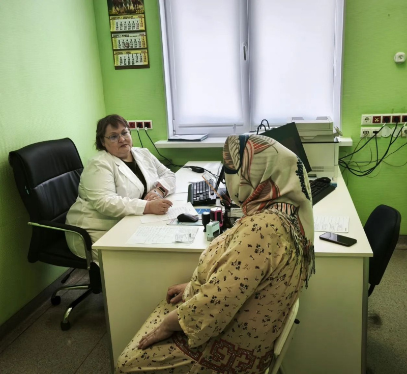 Специалисты противотуберкулезного диспансера провели выездное обследование коренных жителей в Русскинской