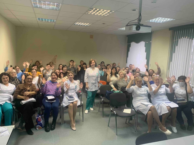 Состоялся мастер-класс в поликлинике для медицинских специалистов  