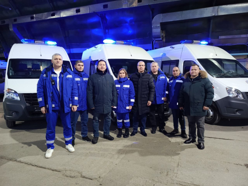 Новые автомобили скорой помощи поступили в городскую больницу 
