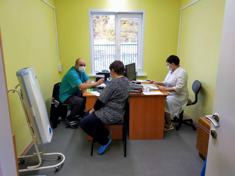 В Октябрьском районе завершен капитальный ремонт участковой больницы