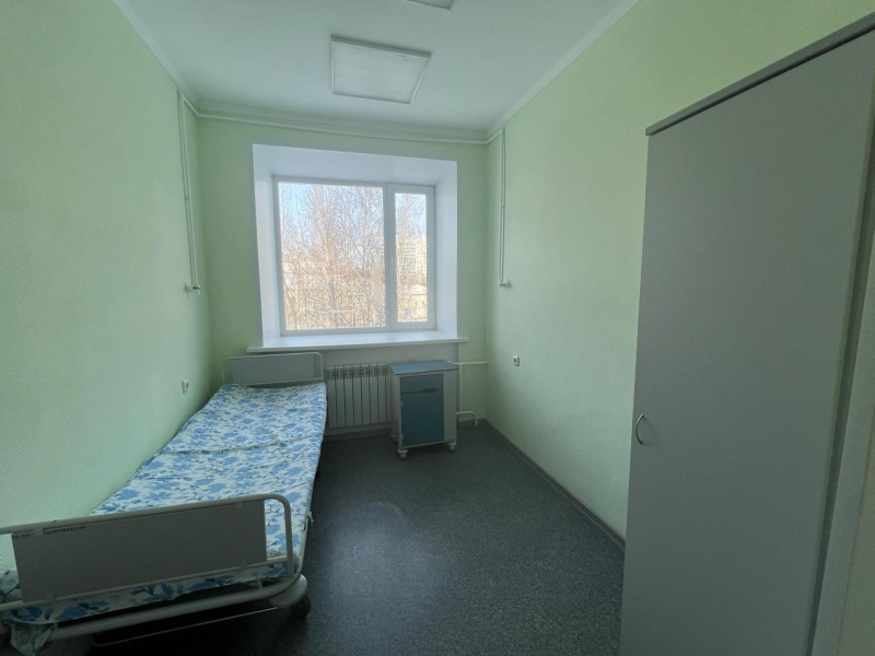 В гинекологическом отделении перинатального центра завершился плановый косметический ремонт