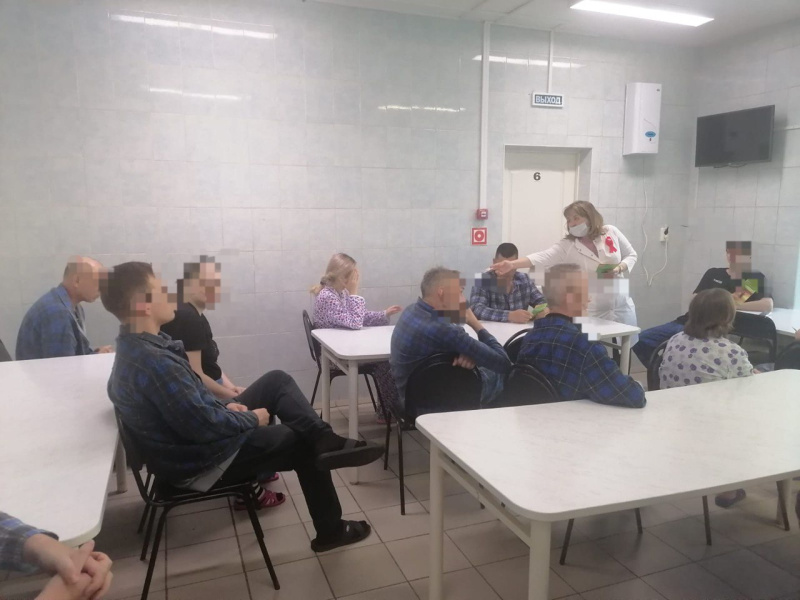 Специалисты БУ «Советская психоневрологическая больница» приняли участие в Всероссийской акции «СТОП ВИЧ/СПИД»