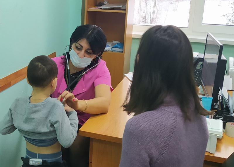 Работа в новогодние праздники для коллектива детской поликлиники в Нягани прошла штатно 