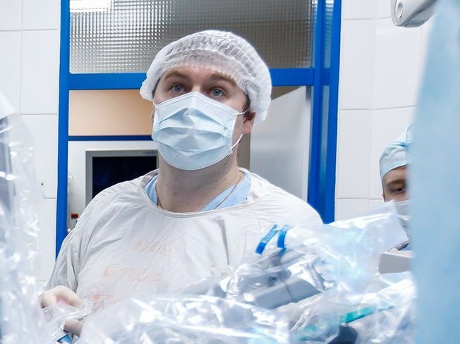 Пациентка благодарит медицинский персонал урологического отделения 