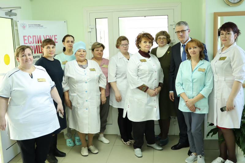 Главный врач АУ "Советская районная больница" провел прием по личным вопросам во врачебной амбулатории г.п. Агириш